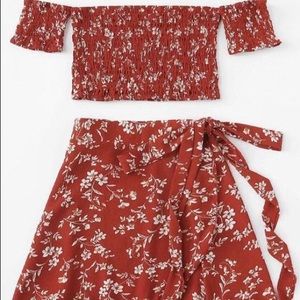 Floral Two Piece Set